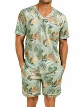 Conjunto de pijamas masculinos Marvmys, macios de verão, manga curta, S Conjunto de pijamas masculinos Marvmys, macios de verão, manga curta, S