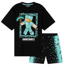 Conjunto de pijamas Minecraft Boys Short Comfy Cotton 7-8 anos