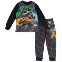 Conjunto de pijamas Monster Jam Truck Grave Digger El Toro Loco 2T Conjunto de pijamas Monster Jam Truck Grave Digger El Toro Loco 2T
