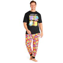 Conjunto de pijamas Pokémon para homens e adolescentes S-3XL (multi/preto, 2XL)