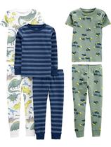 Conjunto de pijamas Simple Joys by Carter's Boys 18 meses, 6 peças Conjunto de pijamas Simple Joys by Carter's Boys 18 meses, 6 peças