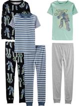 Conjunto de pijamas Simple Joys by Carter's Boys, 6 peças, 14 anos