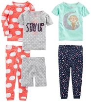 Conjunto de pijamas Simple Joys da Carter's Baby Girls de 12 meses Conjunto de pijamas Simple Joys da Carter's Baby Girls de 12 meses