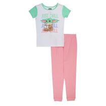 Conjunto de pijamas STAR WARS Girls' Grogu MIGHTY GROGU tamanho 8 de algodão