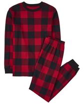 Conjunto de pijamas The Children's Place Red Black Check XXL