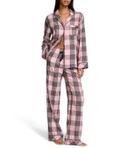 Conjunto de Pijamas Victoria's Secret Flannel Pretty Blossom Plaid Conjunto de Pijamas Victoria's Secret Flannel Pretty Blossom Plaid