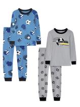 Conjunto de pijamas Vopawetty Boys Christmas Halloween 100% algodão