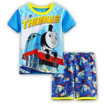 Conjunto de pijamas youenyou Little Boys 100% algodão de verão 4T