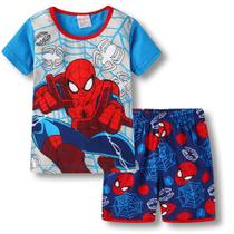 Conjunto de pijamas youenyou Little Boys Spiderman 100% algodão 3T