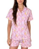 Conjunto de pijamas Zelbuck femininos Y2k Preppy Monkey Beach Shorts