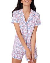 Conjunto de pijamas Zelbuck, shorts femininos modernos de macaco de 2 peças