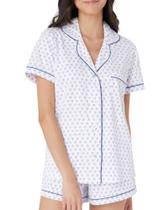 Conjunto de pijamas Zelbuck, shorts femininos modernos de macaco de 2 peças Conjunto de pijamas Zelbuck, shorts femininos modernos de macaco de 2 peças