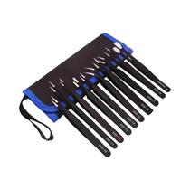 Conjunto De Pinças De Aço Inoxidável ESD De Precisão 10/9 Unidades Ferramenta Manual Curvada De Conjunto De Pinças De Aço Inoxidável ESD De Precisão 10/9 Unidades Ferramenta Manual Curvada De