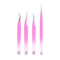 Conjunto de pinças de extensão de cílios M LASH Premium Japanese Steel Conjunto de pinças de extensão de cílios M LASH Premium Japanese Steel