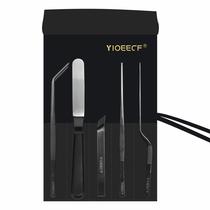 Conjunto de pinças de galvanização Yioeecf Chef em aço inoxidável de 6 peças