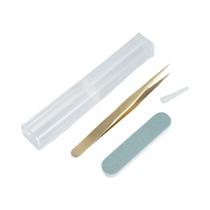 Conjunto De Pinças De Precisão Para Reparação De Relógios Em Latão Polido À Mão, Antimagnético,