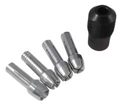 Conjunto De Pinças E Porca (0,8/1,6/2,4/3,2mm) 4485 Dremel Conjunto De Pinças E Porca (0,8/1,6/2,4/3,2mm) 4485 Dremel