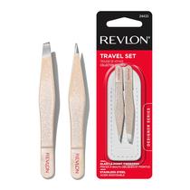 Conjunto de pinças Revlon Designer Series Mini com ponta e ponta inclinadas