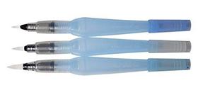 Conjunto de Pincéis Aquash Pentel, 3 Tamanhos, Apenas Água Conjunto de Pincéis Aquash Pentel, 3 Tamanhos, Apenas Água