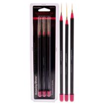 Conjunto de pincéis de arte de unhas Amazing Shine Professional de 3 peças Conjunto de pincéis de arte de unhas Amazing Shine Professional de 3 peças