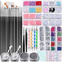 Conjunto de pincéis de arte de unhas Fandamei Nail Art Kits para iniciantes Conjunto de pincéis de arte de unhas Fandamei Nail Art Kits para iniciantes