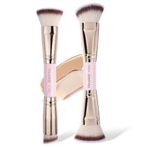 Conjunto De Pincéis De Base Em Pó Creme Líquido, 2 Peças, Contorno, Mistura, Corretivo, Ferramentas