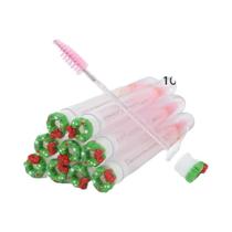 Conjunto De Pincéis De Cílios De Natal Santa Floco De Neve 10pcs Aplicador De Maquiagem Para