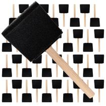 Conjunto de pincéis de espuma Pro Grade 36 peças de pincéis de espuma de poliéster de 7,62 cm