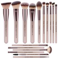 Conjunto de pincéis de maquiagem Daubigny, 16 peças sintéticas premium com estojo Conjunto de pincéis de maquiagem Daubigny, 16 peças sintéticas premium com estojo