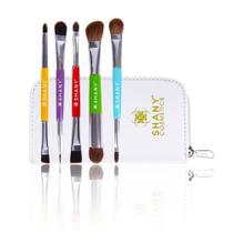 Conjunto de pincéis de maquiagem de viagem SHANY de dupla face com 5 peças