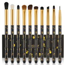 Conjunto de pincéis de maquiagem Docolor 10 unidades Skull Printed Premium