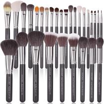 Conjunto de pincéis de maquiagem Docolor Professional, 29 unidades com estojo de couro