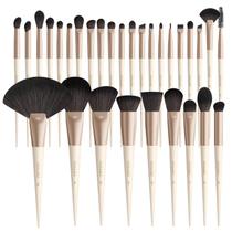 Conjunto de pincéis de maquiagem docolor Professional 30 unidades sintéticas