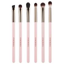 Conjunto de pincéis de maquiagem EVRCHGIEA, 6 peças, mistura de sombra com estojo Conjunto de pincéis de maquiagem EVRCHGIEA, 6 peças, mistura de sombra com estojo