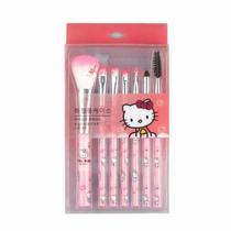 Conjunto De Pincéis De Maquiagem Hello Kitty Sanrio Anime Fashion Beauty Tools Presente Para Meninas