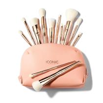 Conjunto de pincéis de maquiagem ICONIC LONDON All Angles 12 pincéis veganos Conjunto de pincéis de maquiagem ICONIC LONDON All Angles 12 pincéis veganos