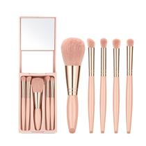 Conjunto de pincéis de maquiagem IRYCSSCE Travel com caixa de armazenamento e espelho