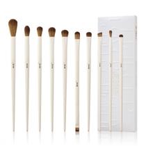 Conjunto de pincéis de maquiagem Jessup Precision, 10 unidades, cinza sintético Conjunto de pincéis de maquiagem Jessup Precision, 10 unidades, cinza sintético