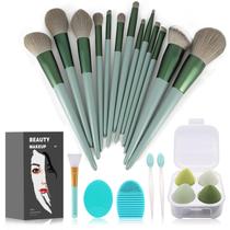 Conjunto de pincéis de maquiagem Koccido, kit de maquiagem de 22 peças com bolsa de armazenamento Conjunto de pincéis de maquiagem Koccido, kit de maquiagem de 22 peças com bolsa de armazenamento