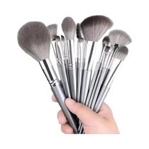 Conjunto De Pincéis De Maquiagem Macios E Fofos Femininos Sombra Para Os Olhos Base Em Pó Blush