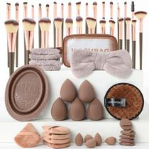 Conjunto de pincéis de maquiagem MULTIONS 56 unidades para corretivo de base