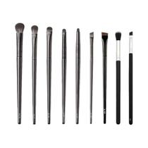 Conjunto De Pincéis De Maquiagem Natural Profissional Para Sombra, Pó, Base, Blush E Contorno