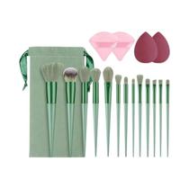 Conjunto De Pincéis De Maquiagem Profissionais Macios E Fluffy Kabuki Para Mistura De Base, Pó E Conjunto De Pincéis De Maquiagem Profissionais Macios E Fluffy Kabuki Para Mistura De Base, Pó E