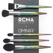Conjunto de Pincéis de Maquiagem RCMA Omnia 5 Peças Sintéticos Iridescentes Conjunto de Pincéis de Maquiagem RCMA Omnia 5 Peças Sintéticos Iridescentes