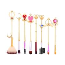Conjunto De Pincéis De Maquiagem Sailor Moon Feminino Figura De Desenho Animado Base Blush Sombra