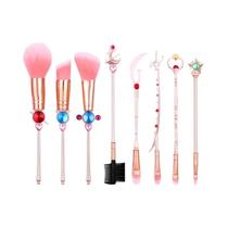 Conjunto De Pincéis De Maquiagem Sailor Moon Feminino Figura De Desenho Animado Base Blush Sombra