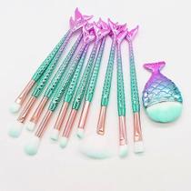 Conjunto de pincéis de maquiagem SQULIGT, 11 unidades de pincéis de olhos para mulheres e meninas Conjunto de pincéis de maquiagem SQULIGT, 11 unidades de pincéis de olhos para mulheres e meninas