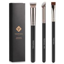 Conjunto de pincéis de maquiagem TEOYALL Concealer Flat Top Blush Contour