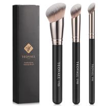 Conjunto de pincéis de maquiagem TEOYALL Foundation Contour Conceal 3 unidades