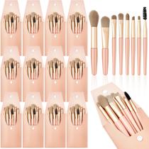 Conjunto de pincéis de maquiagem Tioncy Travel 12 conjuntos com bolsa de fibra sintética